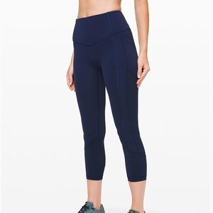 Lululemon All The Right Places Crop II - True Navy